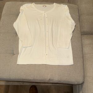 Merona Women's White Cardigan Sweater